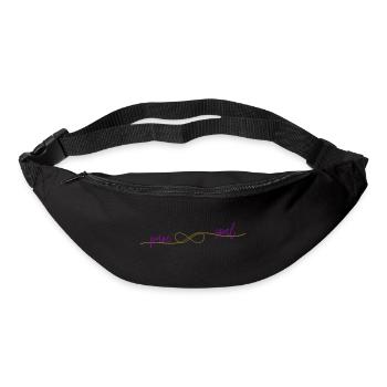 Le huit couché Puresoul, Gold-Lilla - Sac banane - noir - Devant