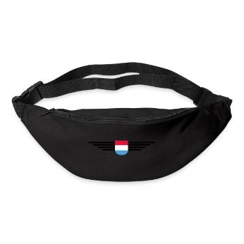 Luxembourg T-Shirt Design for Fans - Bum bag - black - Front
