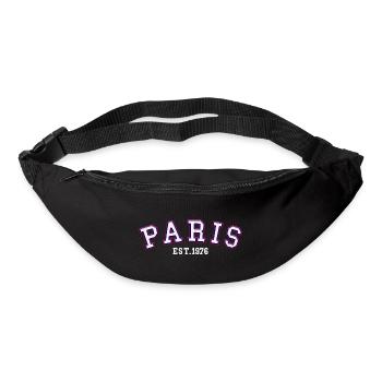 Paris gegründet 1976 - Gürteltasche - Schwarz - Vorne