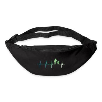 Der Herzschlag des Imkers - Gürteltasche - Schwarz - Vorne