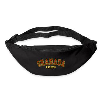Fondée à Grenade en 1976 - Sac banane - noir - Devant