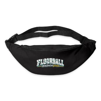 Floorball Löcher Humor Design - Gürteltasche - Schwarz - Vorne