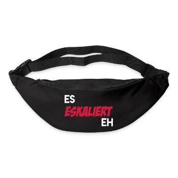 ES ESCALIZED EH cadeau de dire drôle - Sac banane - noir - Devant