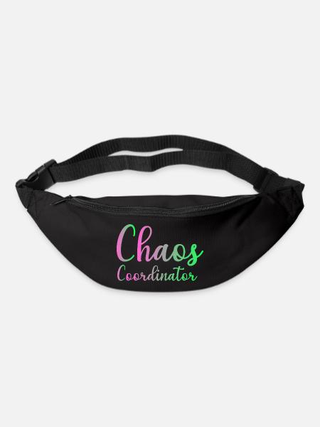Chaos Coordinator Manager Boss Boss Mom Dad Office - Bum bag - black