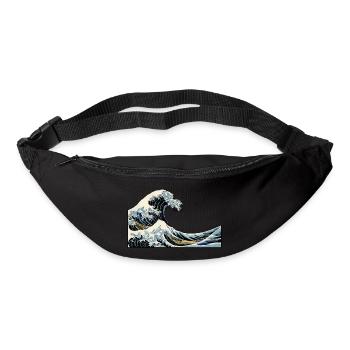 Wave The Great Wave off Kanagawa | Song Shirt - Bum bag - black - Front