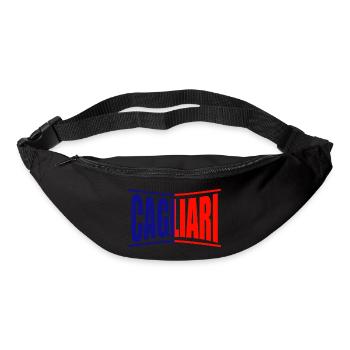 t-shirt Cagliari t-shirt Sardinia gift idea - Bum bag - black - Front