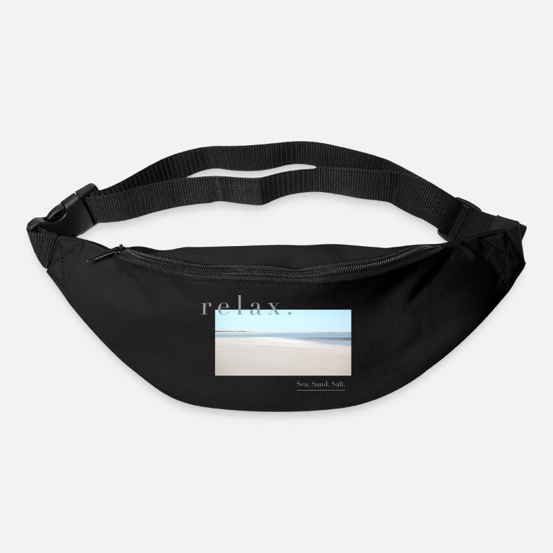 Relax – Sea Sand Salt - Gürteltasche - Schwarz