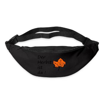 Der Herbst ist da ! - Gürteltasche - Schwarz - Vorne