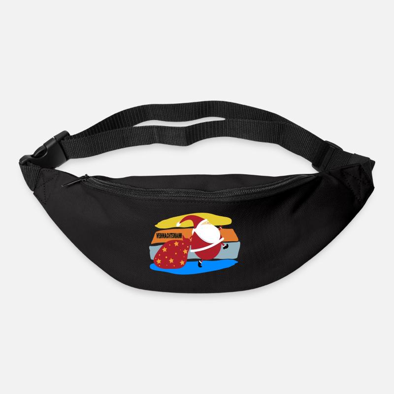 Weihnachtsmann - Gürteltasche - Schwarz