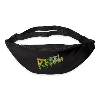 Rebel Rebels Lustige Retro Musik Hip Hop Rocknroll - Gürteltasche - Schwarz - Vorne