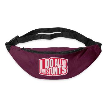 Toutes mes propres cascades - Sac banane - bordeaux  - Devant