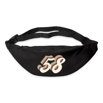 58th anniversary vintage - Bum bag - black - Front