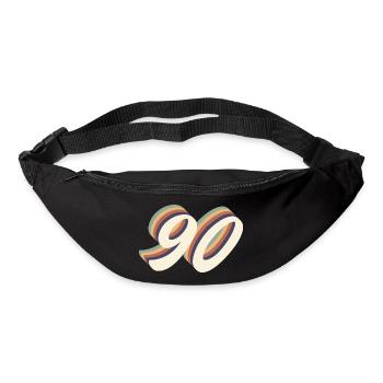 90th anniversary vintage - Bum bag - black - Front