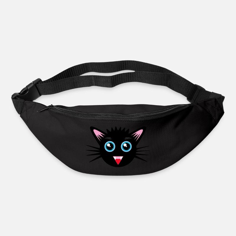 Petit Chat - Sac banane - noir