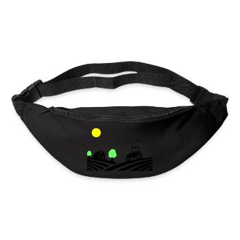 traktor farm - Gürteltasche - Schwarz - Vorne