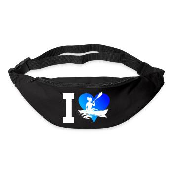 Kayak Femme Kayak Canoë Kayak Homme - Sac banane - noir - Devant