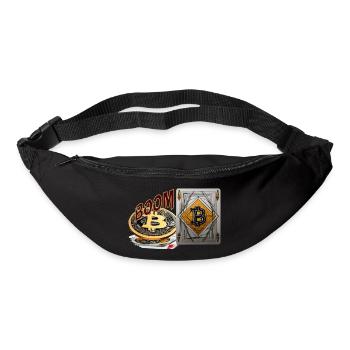 crypto boom, Kryptomünze Boom - Gürteltasche - Schwarz - Vorne