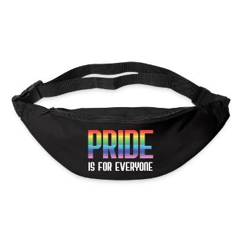 LGBT Pride Month - Pride is for everyone - Bum bag - black - Front