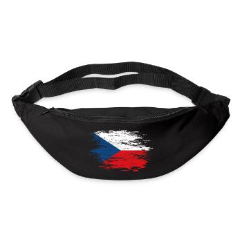 Czech Republic flag used - Bum bag - black - Front