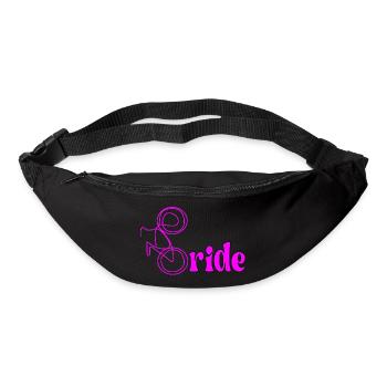 FAHRRAD RADFAHREN BRAUT - Gürteltasche - Schwarz - Vorne