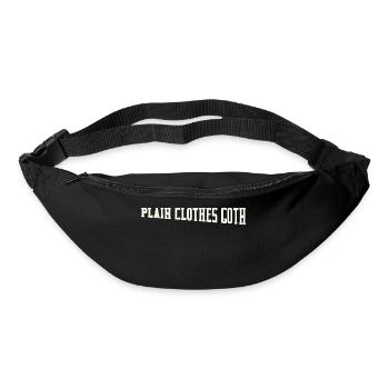 Plain Clothes Goth - Bum bag - black - Front