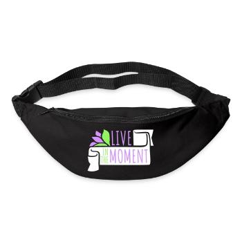 Live In The Moment Mindfulness Presence Awareness - Bum bag - black - Front