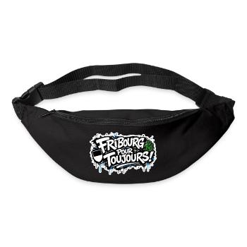 Fribourg pour toujours - Gürteltasche - Schwarz - Vorne