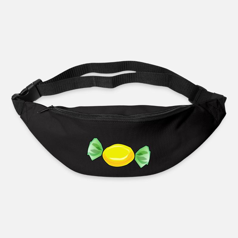 schokolade suessigkeiten candy chocolate26 - Gürteltasche - Schwarz