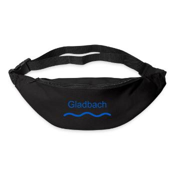 Gladbach Fluss freigestellt - Gürteltasche - Schwarz - Vorne