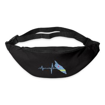Heartbeat Aruba Geschenk - Gürteltasche - Schwarz - Vorne