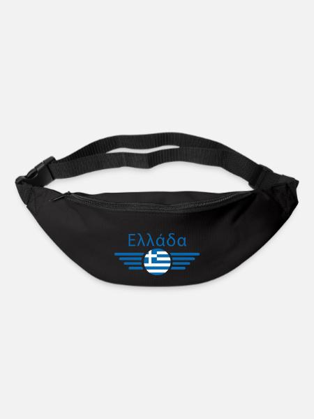 Griechenland - Gürteltasche - Schwarz