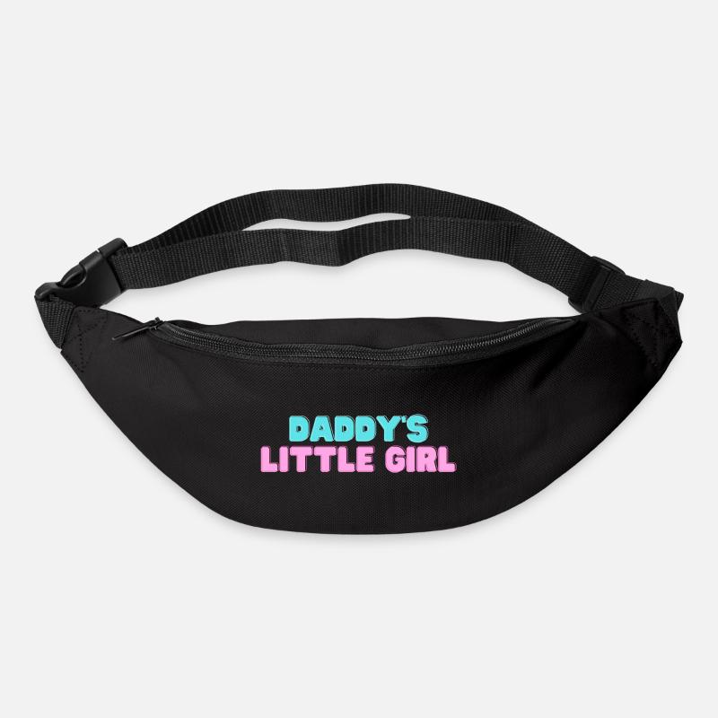 Papas kleines Mädchen - Gürteltasche - Schwarz