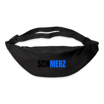 Schmerz no merz - Gürteltasche - Schwarz - Vorne