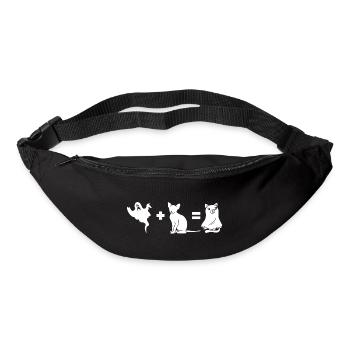 Funny Halloween Dog Ghost Halloween Dog - Gürteltasche - Schwarz - Vorne
