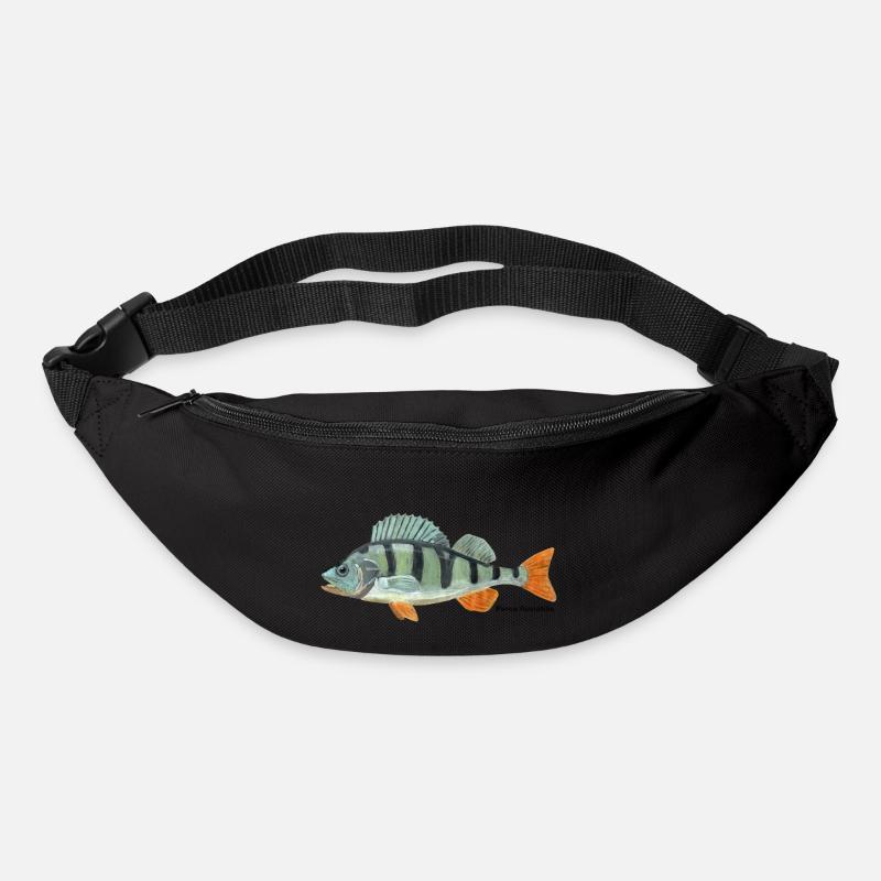 Perch - Perca fluviatilis - Bum bag - black