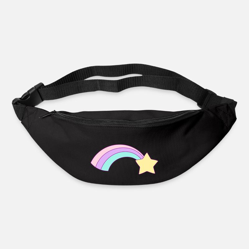 rainbow - Bum bag - black