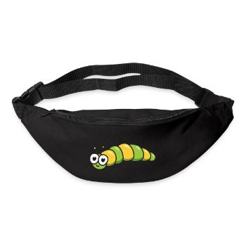 Raupe - Gürteltasche - Schwarz - Vorne