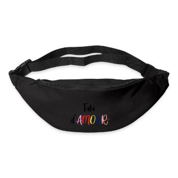 Love auntie - Bum bag - black - Front