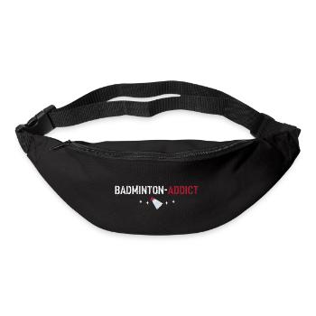 Badminton-Süchtige - Gürteltasche - Schwarz - Vorne