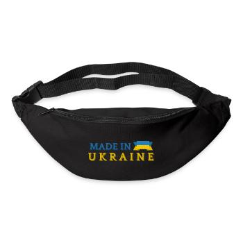 Made in Ukraine, Ukrainian pride - Bum bag - black - Front