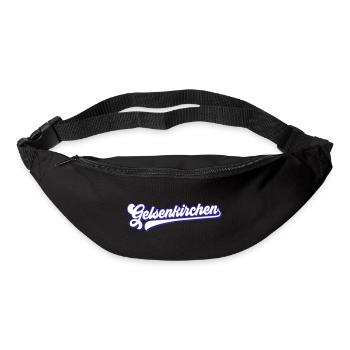 Texte de Gelsenkirchen | Couleurs changeantes - Sac banane - noir - Devant
