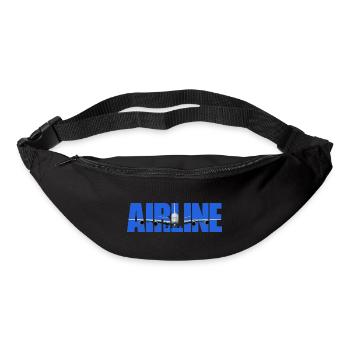 Airline A-380 - Gürteltasche - Schwarz - Vorne