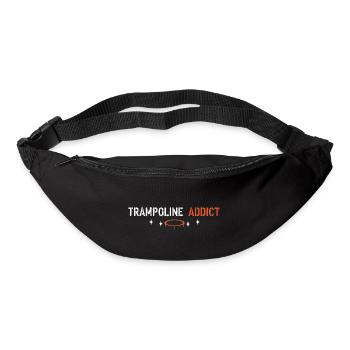 Trampoline addict - Bum bag - black - Front