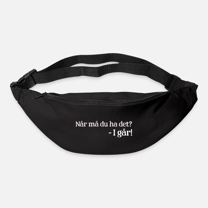 Gestern - Gürteltasche - Schwarz
