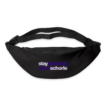 Stay hydrated - drink spritzer - Bum bag - black - Front