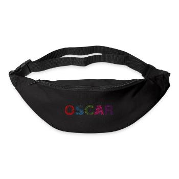 Oscar Letter Name - Bum bag - black - Front