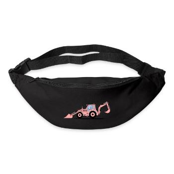 Tractor Excavator Excavator tractor Rosa - Bum bag - black - Front