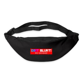 Dreck platzt! So wild! - Gürteltasche - Schwarz - Vorne