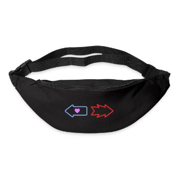 Arrows Direction Love Quarrel - Bum bag - black - Front