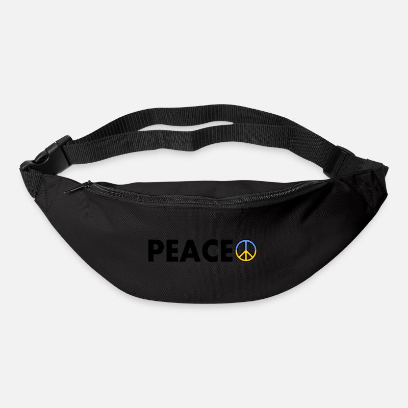Peace - Gürteltasche - Schwarz